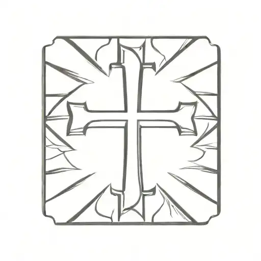 Christian Cross tattoo design idea