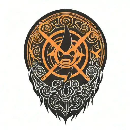 naruto curse mark tattoo design idea