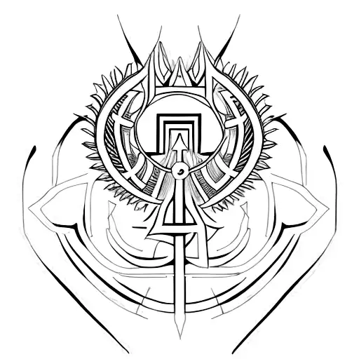 Ankh Symbol tattoo design idea