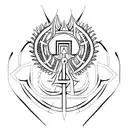 Ankh Symbol tattoo design idea