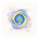 Rainbow nova tattoo design idea