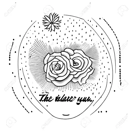 "the harder the rain, honey, the sweeter the sun" tattoo design idea