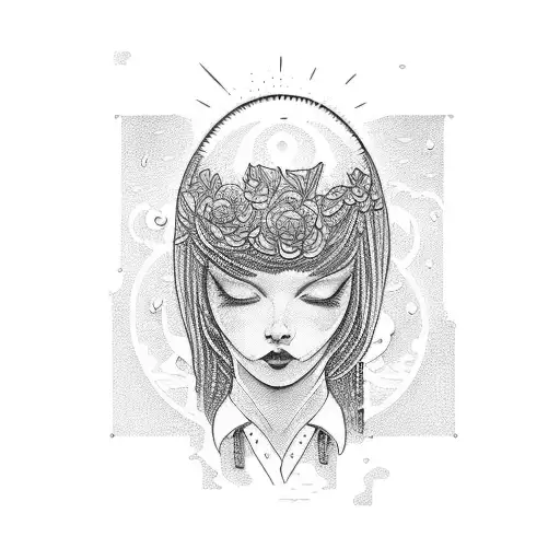 "the harder the rain, honey, the sweeter the sun" tattoo design idea