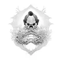 Adams creation japaneese tattoo design idea