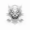 Adams creation japaneese tattoo design idea