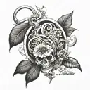 You always live inside me 2002 >2008> infinite simple tattoo design idea