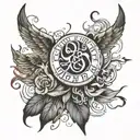 You always live inside me 2002 >2008> infinite simple tattoo design idea