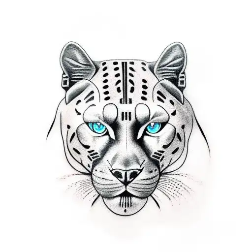 Panther tattoo design idea