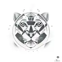 Panther tattoo design idea