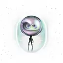 alien abduction tattoo design idea