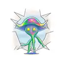 alien abduction tattoo design idea
