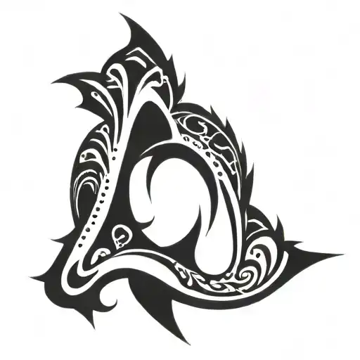 fluking tail hawaiian tribal tattoo tattoo design idea