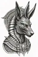 Anubis tattoo design idea