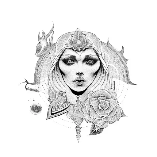 Hecate  tattoo design idea