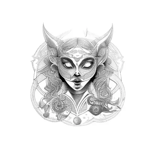 Hecate  tattoo design idea