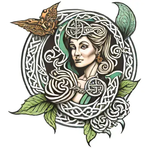 Celtic mother son tattoo tattoo design idea