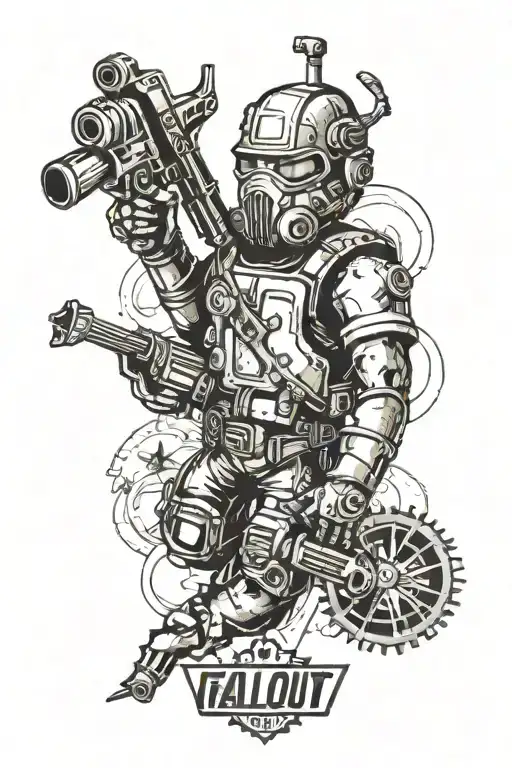 fallout new vegas tattoo design idea