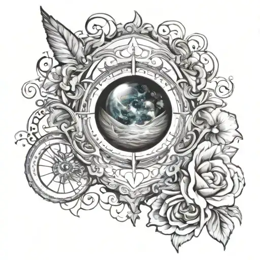 My destiny is always with me! Always in my thoughts! Forever in my heart!  tattoo design idea