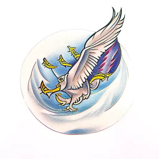 welsh three feathers tattoo design idea