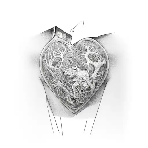 from elbow to wrist, all in black, about being nonchalant, a lover boy, cold heart, loving family tattoo design idea