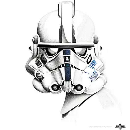 Ashoka, anakin, clone trooper montage tattoo design idea