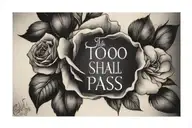 This too shall pass written tattoo design idea