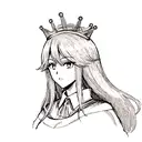 Queen's Crown tattoo design idea