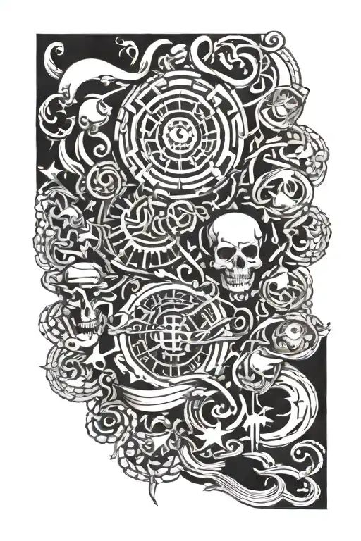 2005 risky lifestyle tattoo design idea