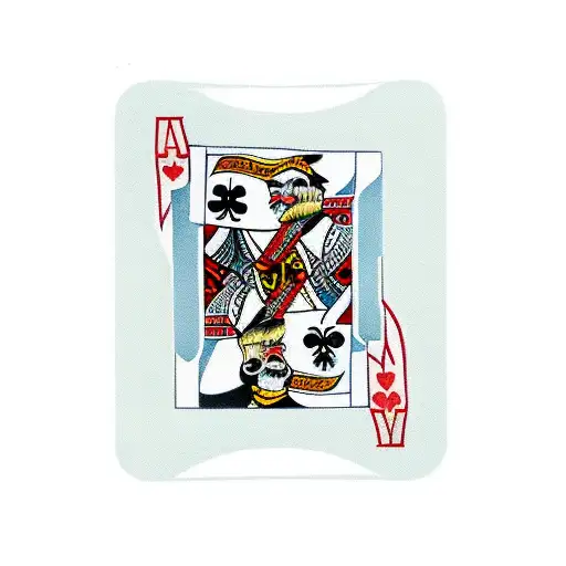 hand holding poker cards tattoo design idea