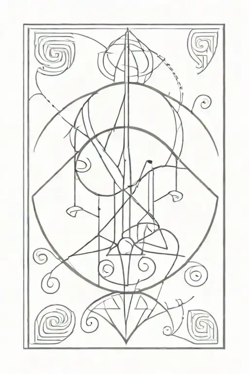 neo tribal style tattoo design idea