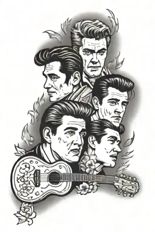 A tattoo for my grandad ray including can't help falling in love with you elvis and a theme for dementia  tattoo design idea