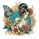 Lola baths tattoo design idea