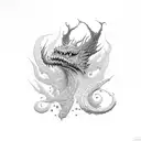 jormungand tattoo design idea