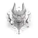 Anubis  tattoo design idea