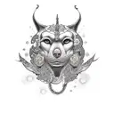 Anubis  tattoo design idea