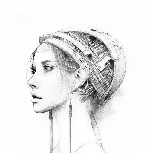 our thoughts define our reality tattoo design idea