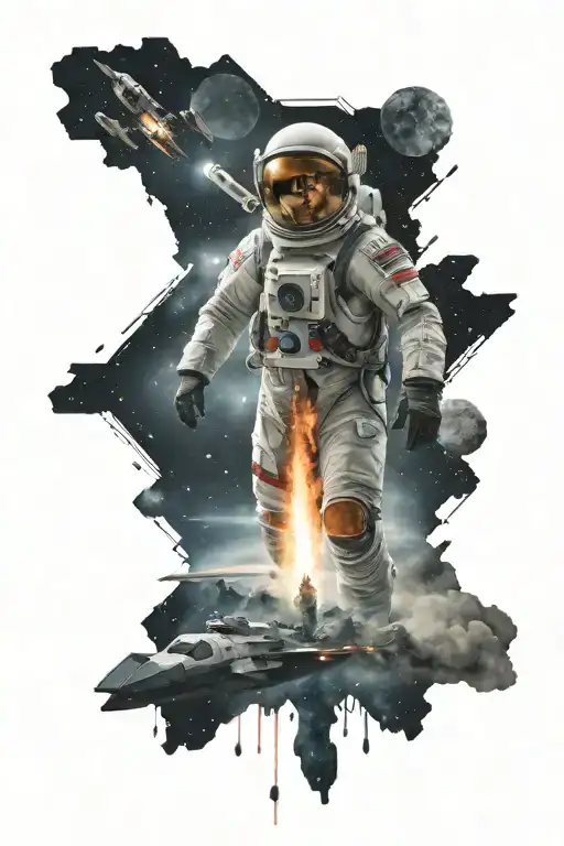 interstellar movie tattoo design idea