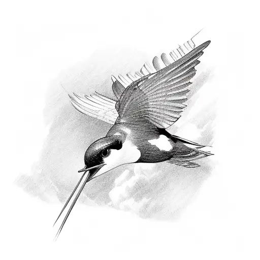 Swallow Bird tattoo design idea