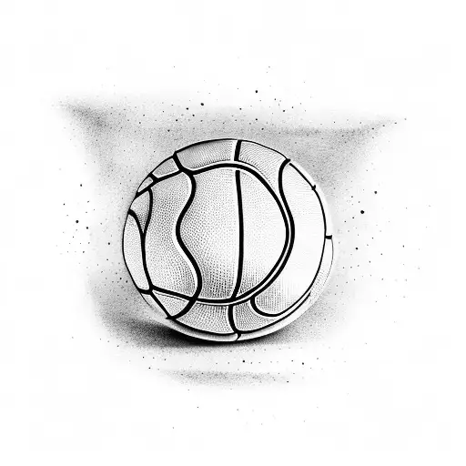basketball  tattoo design idea