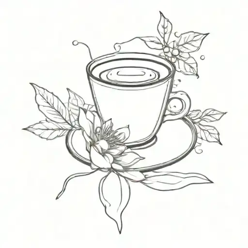 espresso tattoo design idea