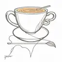 espresso tattoo design idea