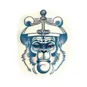 hanuman tattoo design idea