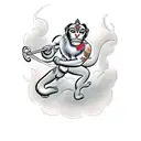 hanuman tattoo design idea