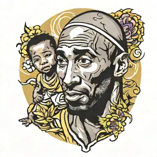 Kobe Bryant, Luke 6:31, and mother  tattoo design idea