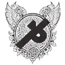 stoic 4 virtues tattoo design idea