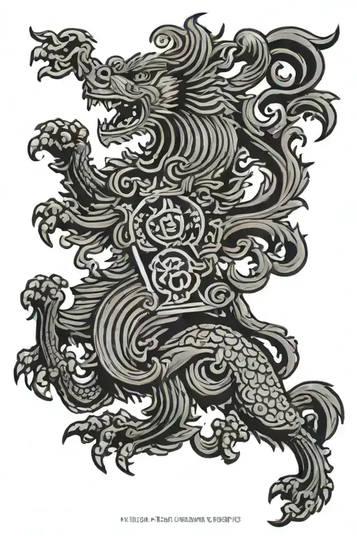 Spain coat of arms tattoo design idea