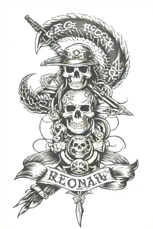 recon marine raiders usmc aviation themed tattoo tattoo design idea