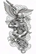 recon marine raiders usmc aviation themed tattoo tattoo design idea