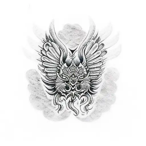 garuda tattoo design idea