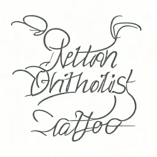 Text tattoo design idea